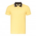 Chomba de jersey cuello combinado