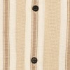 Camisa de lino a rayas M/C