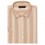 Camisa de lino a rayas M/C