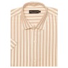 Camisa de lino a rayas M/C