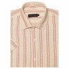 Camisa de lino a rayas M/C