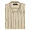 Camisa de lino a rayas M/C