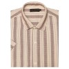 Camisa de lino a rayas M/C
