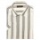 Camisa de lino a rayas M/C